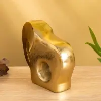 Сувенир интерьерный "Слон" 16х5х14 см, алюминий