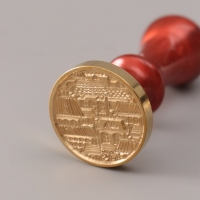 Сургучный набор "Старый город" печать, ручка, сургуч 12,5х10х3,6 см