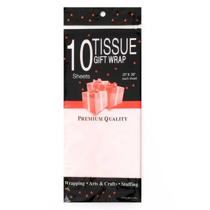 Бумага тишью &laquo;Жемчужная&raquo;, розовый, 50 х 66 см