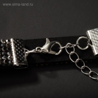 Чокер &laquo;Грация искр&raquo; тонкий, цвет чёрный, L=30 см