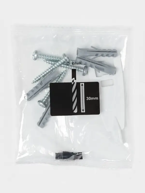 Диспенсер туалетной бумаги, пластик белый, втулка 4 см