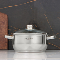 Кастрюля &laquo;Гретта&raquo;, 3.2 л, d=20 см, капсульное дно, индукция