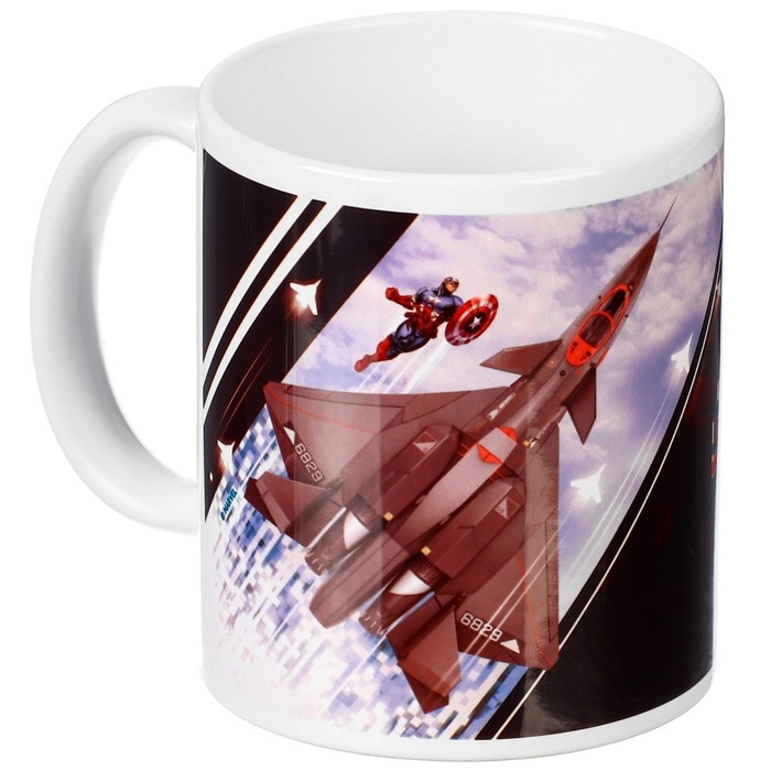 Кружка сублимация, 350 мл "23 февраля", Мстители