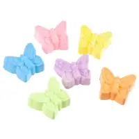 Мелки цветные для рисования на асфальте &laquo;Бабочка&raquo;, 6 цветов, фасовка по 30 шт