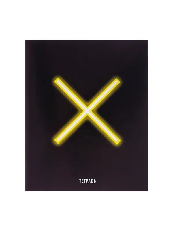 Тетрадь 48 листов в клетку Calligrata &laquo;Фигуры&raquo;, обложка мелованная бумага, блок №2 (серые листы) МИКС