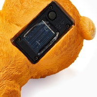 Садовая фигура "Зайка с букетом", 17х11х22 см, с подсветкой