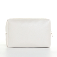 Косметичка на молнии, цвет белый