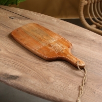 Доска разделочная прямоугольная "Пряник" дерево манго 41х18 см