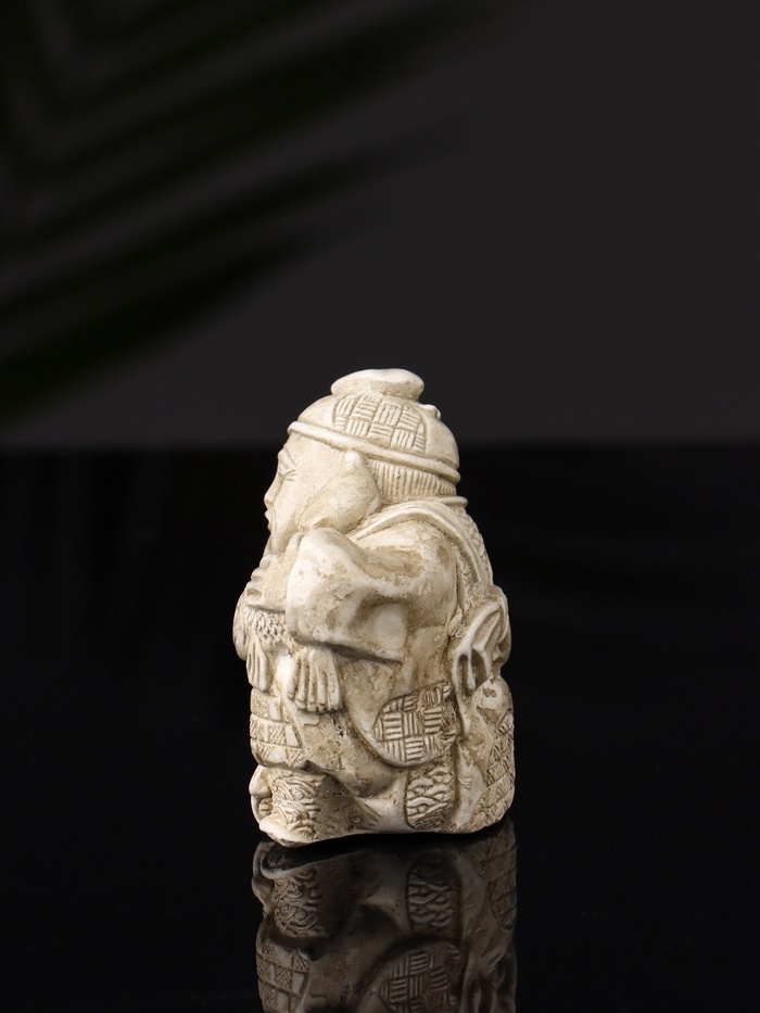 Набор фигур "Нэцкэ" 20х10х7 см, бежевый