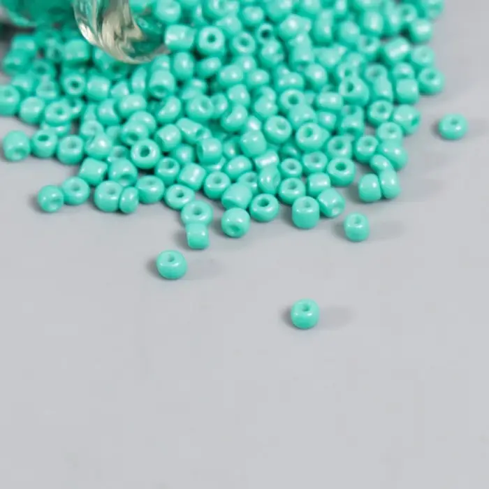 Бисер круглый 12/0 в бутылочке "Изумрудный" 20 гр