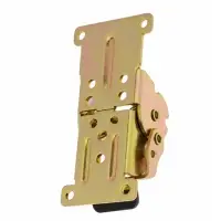 Кронштейн складной ТУНДРА ks001, 70&times;70 мм, желтый цинк, набор 2 шт.