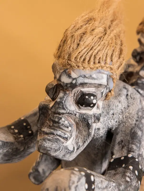 Сувенир "Аборигены байкеры" дерево, 35х15х30 см