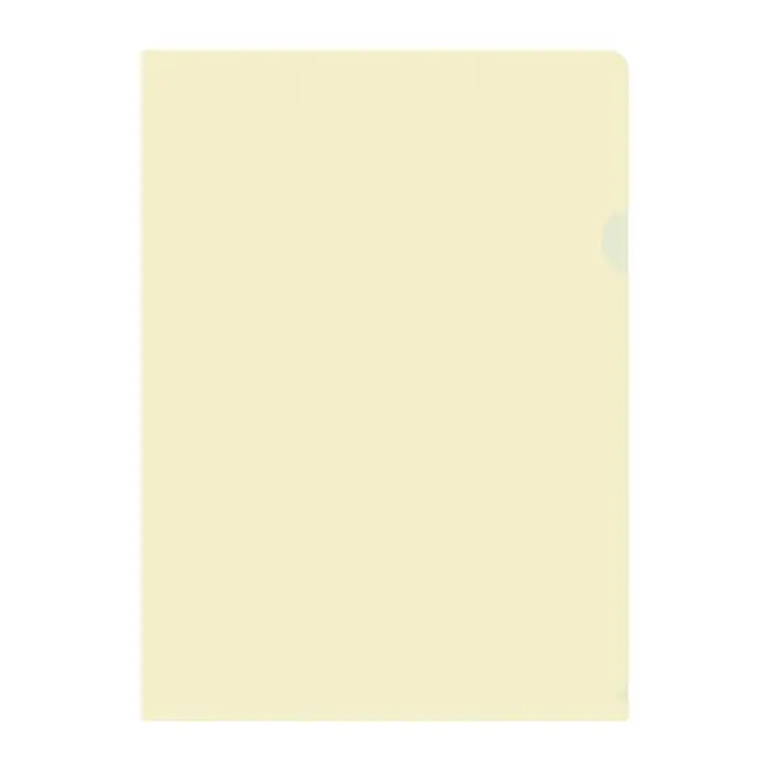 Папка уголок А4 180мкм, Calligrata DeLuxe, молочный, непрозрачный, с тиснением