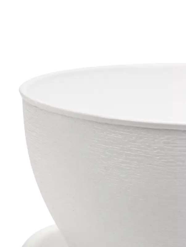 Горшок для цветов с поддоном 0,8 л d14 см h8 см "Фиалочка" белый