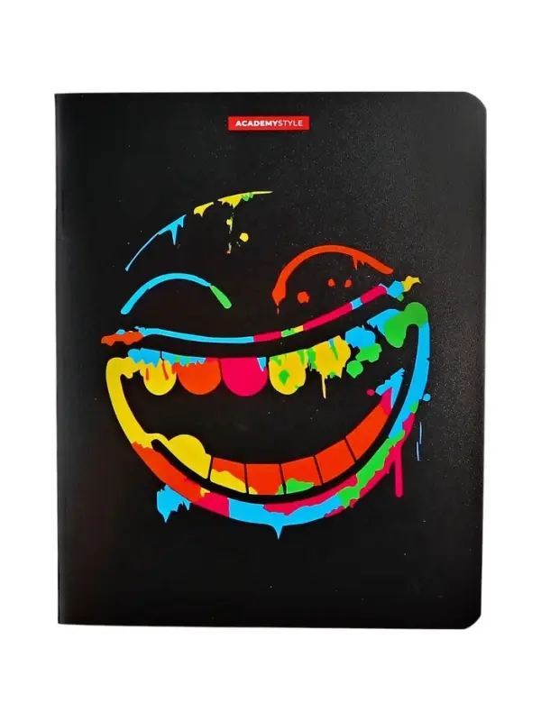 Тетрадь 48 листов, в клетку &laquo;Смайлы&raquo;, мелованный картон, МИКС