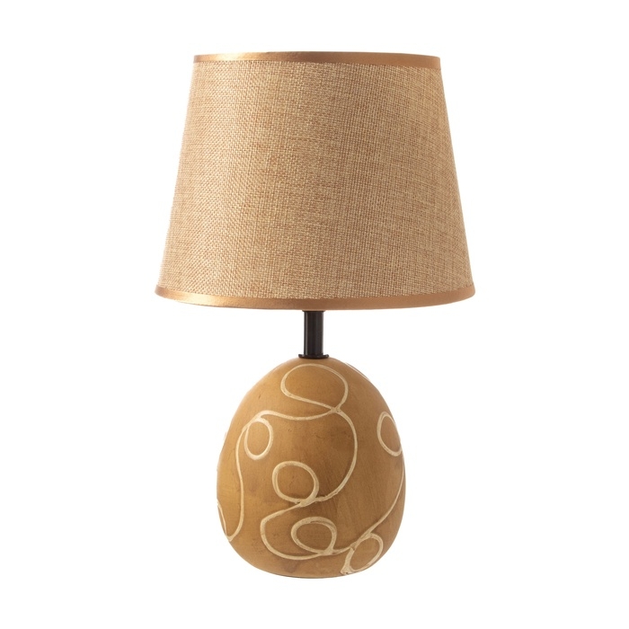 Лампа настольная "Притча" 1х40Вт Е14 коричневый 20х20х32см