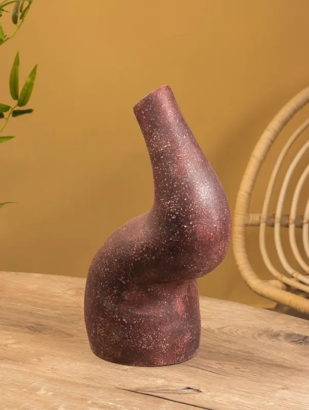 Ваза терракота "Рог" 25х20х45 см