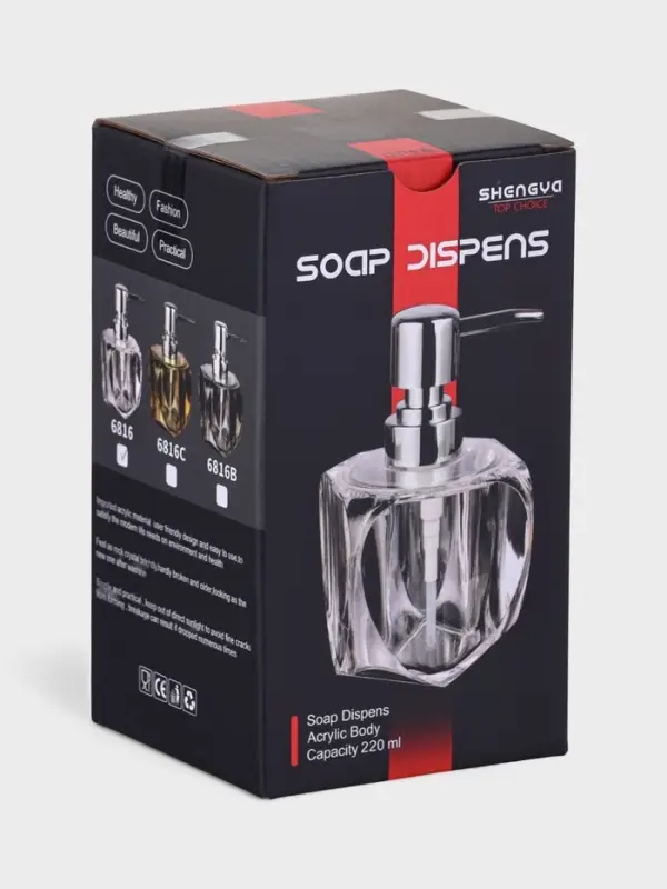 Дозатор для мыла "Хрусталь"