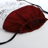 Мешок для обуви под раскраску &laquo;Бабочки&raquo; 34х40 см, спанбонд