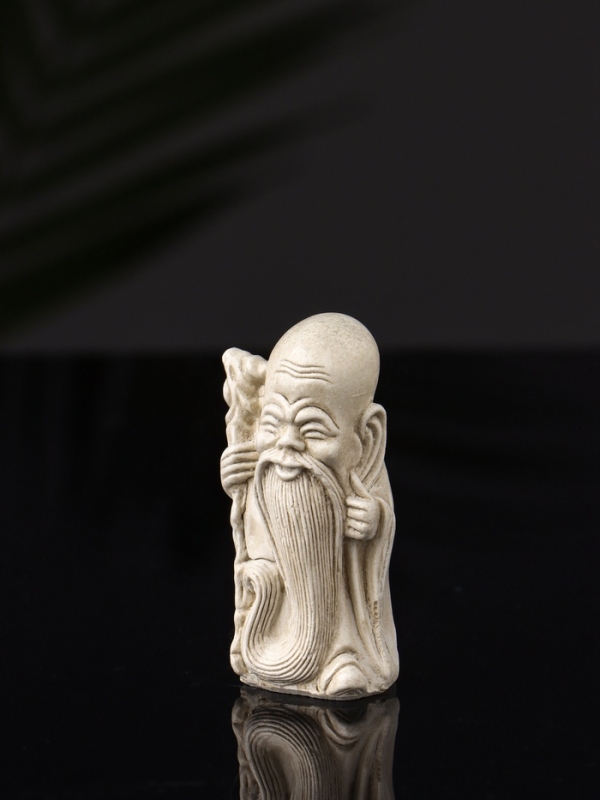 Набор фигур "Нэцкэ" 20х10х7 см, бежевый