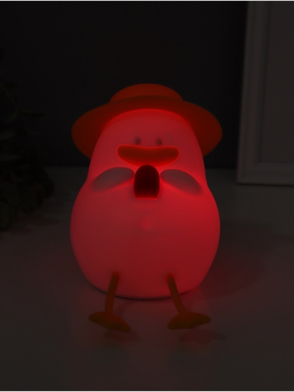 Ночник антистресс "Утка в отпуске" 2Вт LED RGB USB 10х8,5х14,5см