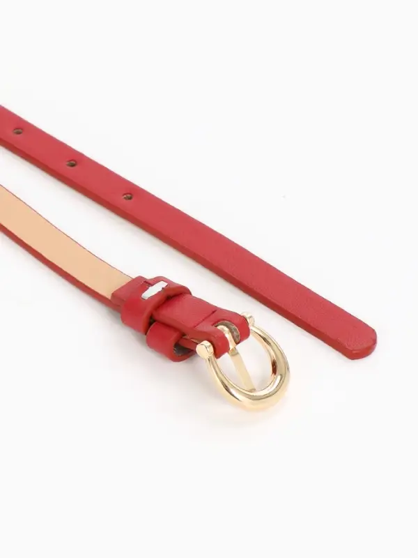 Ремень жен 02-01-01-01, Март2502, 1,3*0,3*110 см, без винта, пряж золото, 1 прокол,