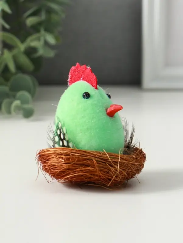 Сувенир пасхальный "Цыплёнок в гнезде" 5х5х7,5 см