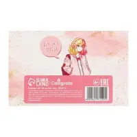 Планинг недатированный A6, с открывными листами, 50 листов, на склейке, мягкая обложка, Планер милашки