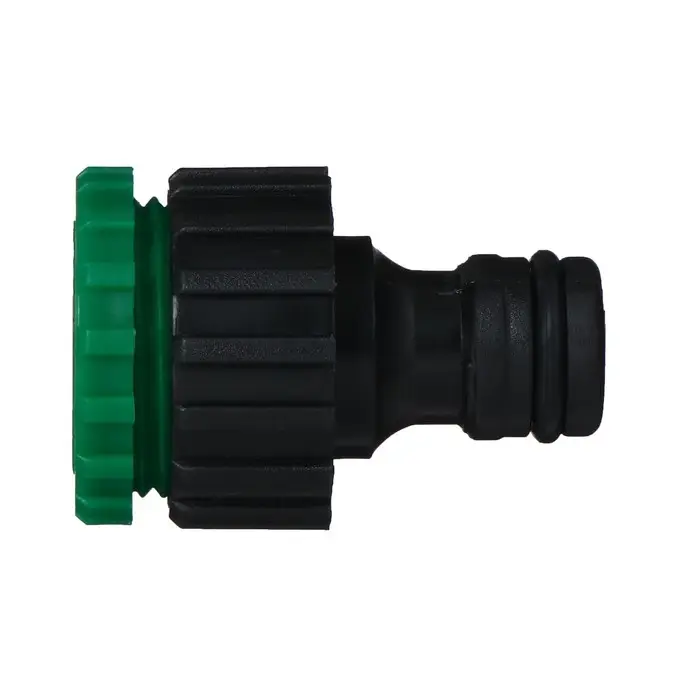 Штуцер, внутренняя резьба 1/2"&ndash;3/4", быстросъёмное соединение, пластик, МИКС, Greengo