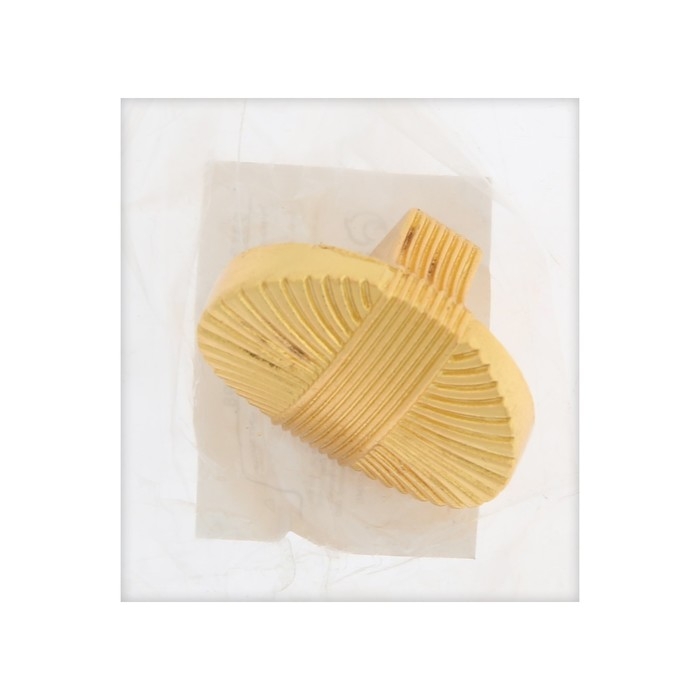 Ручка-кнопка CAPPIO, цинк, d=35 мм, цвет золото, 8 шт.