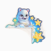 Декор на раму двери новогодний &laquo;Мишка&raquo;, на Новый Год, 20,4х 18,7 см