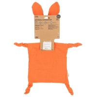 Комфортер - игрушка &laquo;Зайка&raquo;, погремушка, цвет оранжевый, Mum&Baby