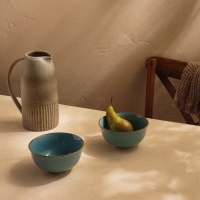 Набор салатников фарфоровых SL Home &laquo;Аззура&raquo;, 750 мл, d=15 см, цвет голубой