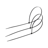 Хомут нейлоновый ТУНДРА krep для стяжки, 4.8х450 мм, черный, в упаковке 100 шт.