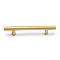 Ручка рейлинг ТУНДРА, облегчённая, d=12 мм, м/о 96/150 мм, внеш ножка, цвет золото