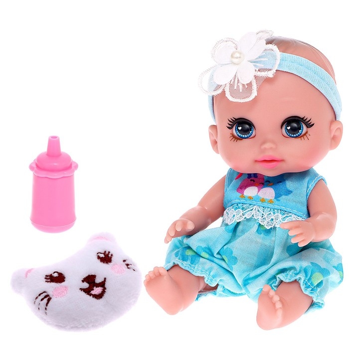 Пупс &laquo;Крошка. Пупс&raquo; с аксессуарами, голубой