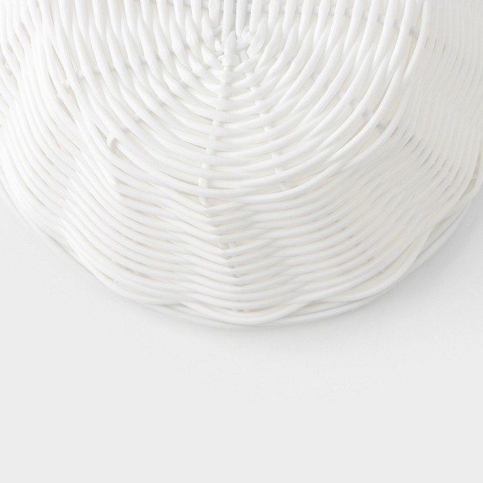 Корзинка для подачи Доляна &laquo;Молоко&raquo;, 25&times;18&times;6,5 см, цвет белый