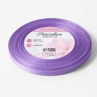 Лента репсовая, 6 мм, 23 &plusmn; 1 м, цвет сиреневый №21