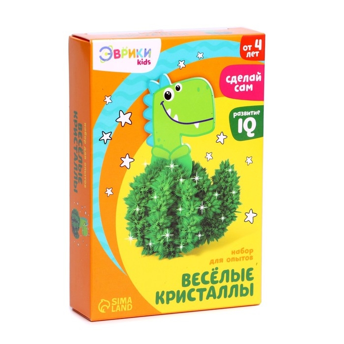 Набор для выращивания кристалла &laquo;Опыты. Чудесные кристаллы&raquo;, динозавр