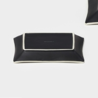 Набор тарелок керамических Magistro Matt black, 15&times;2 см, 2 шт