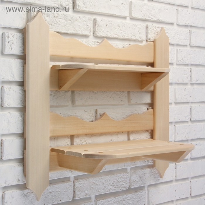 Полка резная, 54&times;48&times;14 см