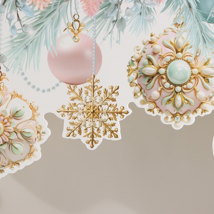 Коробка подарочная новогодняя складная &laquo;Волшебного Нового года!&raquo;, 23.5 х 20.5 х 5.5 см