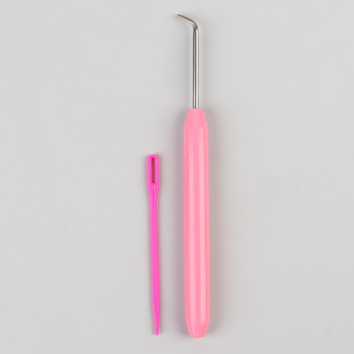 Набор для вязания &laquo;Лумы&raquo;, 25/36/47/57 см, игла и крючок в комплекте, цвет разноцветный