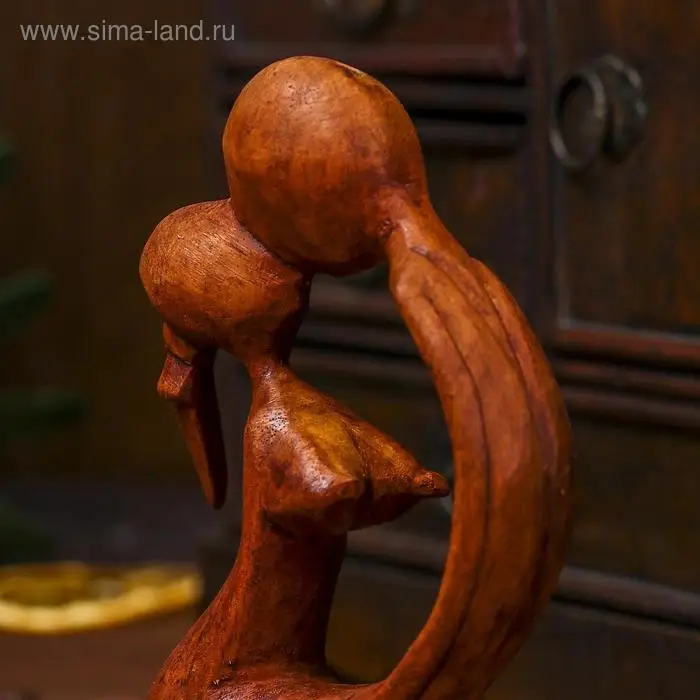 Сувенир дерево "Поцелуй" 15х9х3,5 см