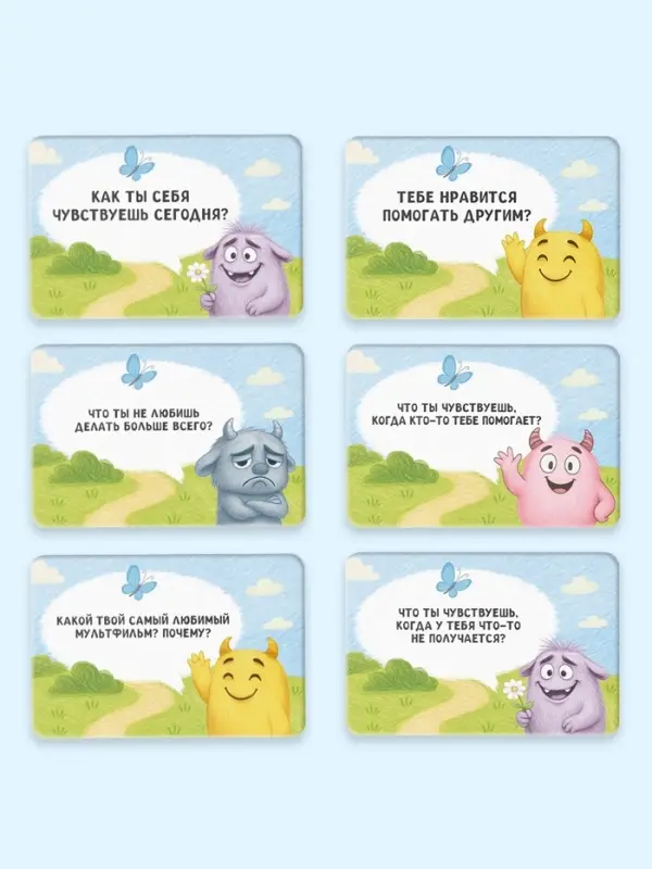 Развивающая игра "Домино эмоций", 61 карта, 4+