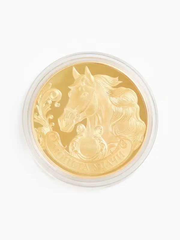 Монета новогодняя сувенирная &laquo;Сказочного года&raquo;, диам. 4 см