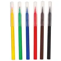 Фломастеры 6 цветов, вентилируемый колпачок &laquo;Тачки&raquo;