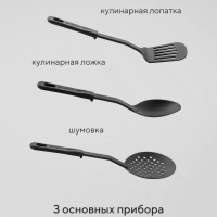 Набор посуды EasyKeep-14D из 14 предметов cо съемной ручкой