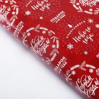 Упаковочная бумага на новый год &laquo;Счастливого Нового года&raquo;, 50 х 70 см, глянцевая