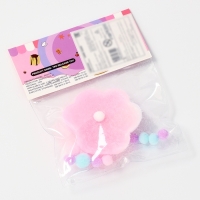 Сквиш антистресс - игрушка &laquo;Таба лапка&raquo;, с пушистой посыпкой, МИКС